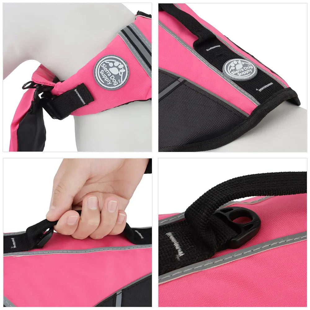 New Reflective Pet Dog Swimsuit Life Jacket