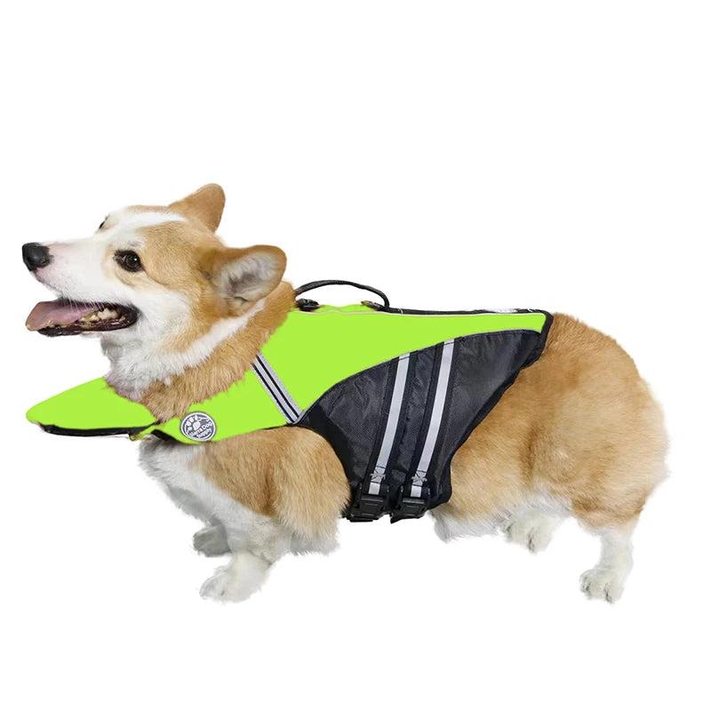 New Reflective Pet Dog Swimsuit Life Jacket