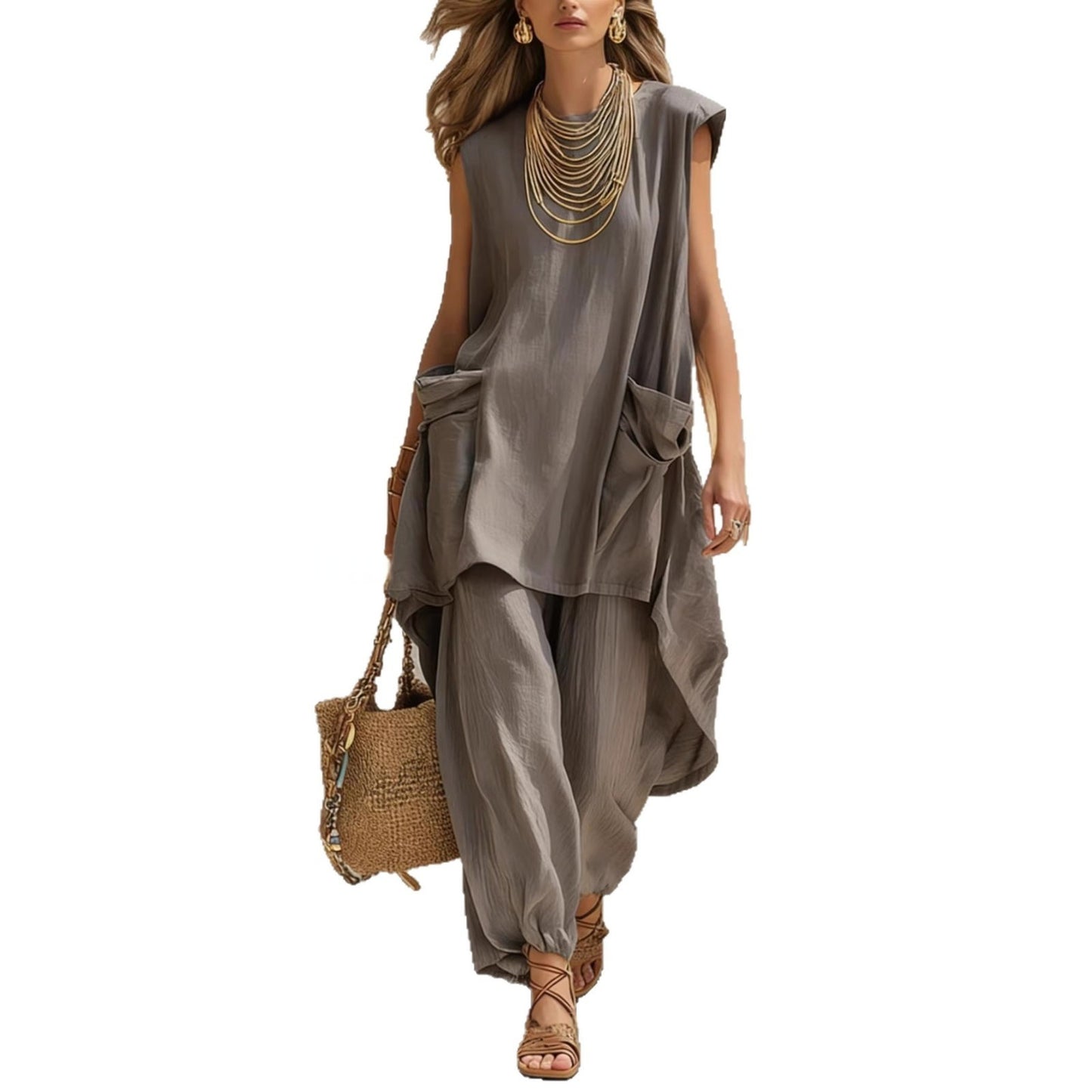 Comfortable Chic Casual Resort-Style Womens Set
