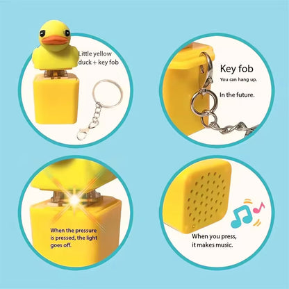 Duck Keyboard Keycaps Quacky Duck Fidget Toy Sensory Toys Stress Reliever Keycaps That Quack Key Board Clicker for Women Men
