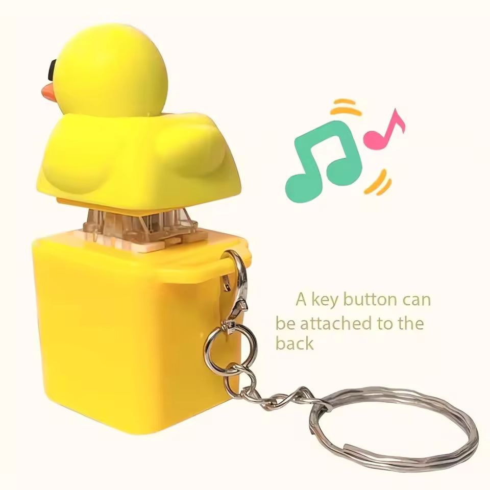 Duck Keyboard Keycaps Quacky Duck Fidget Toy Sensory Toys Stress Reliever Keycaps That Quack Key Board Clicker for Women Men