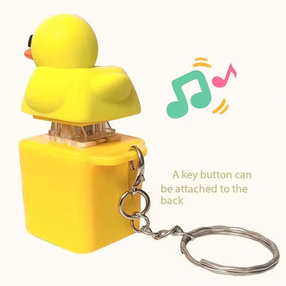 Duck Keyboard Keycaps Quacky Duck Fidget Toy Sensory Toys Stress Reliever Keycaps That Quack Key Board Clicker for Women Men