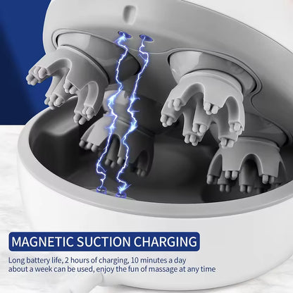 Electric Scalp Massager Head Massager Waterproof Massager 3 Kneading Modes R