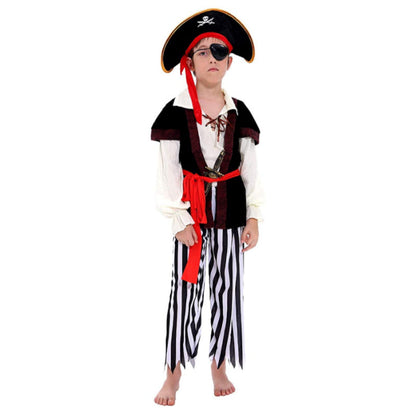 Halloween Children Costume Pirate Suit Boy