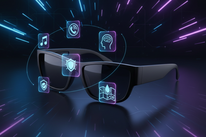 Bluetooth Smart Sunglasses – Wireless Music, Calls & UV Protection