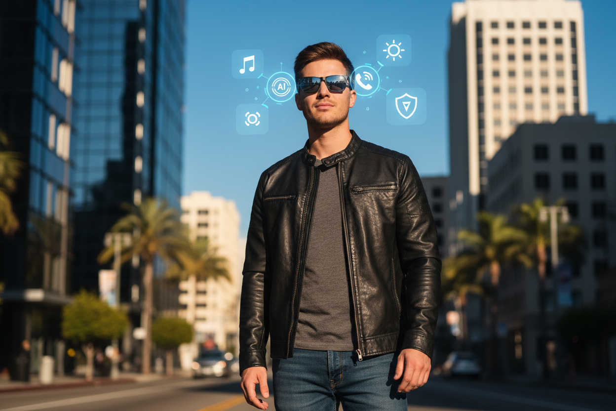 Bluetooth Smart Sunglasses – Wireless Music, Calls & UV Protection